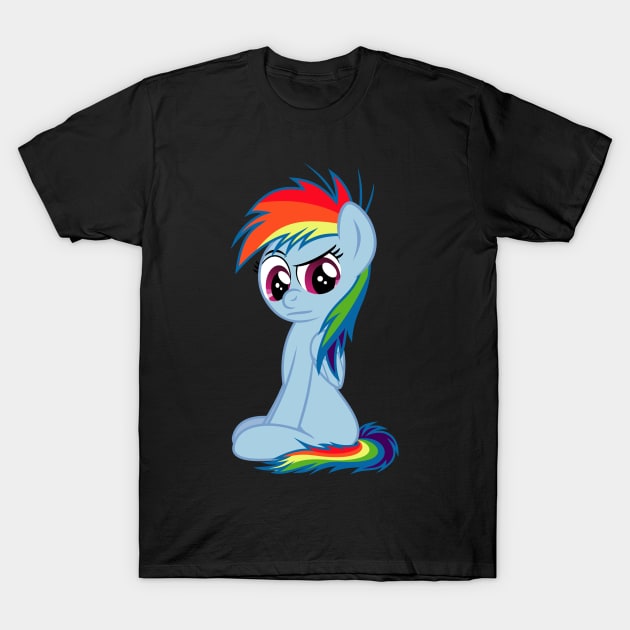 Rainbow Dash Filly T-Shirt by Rutger_J